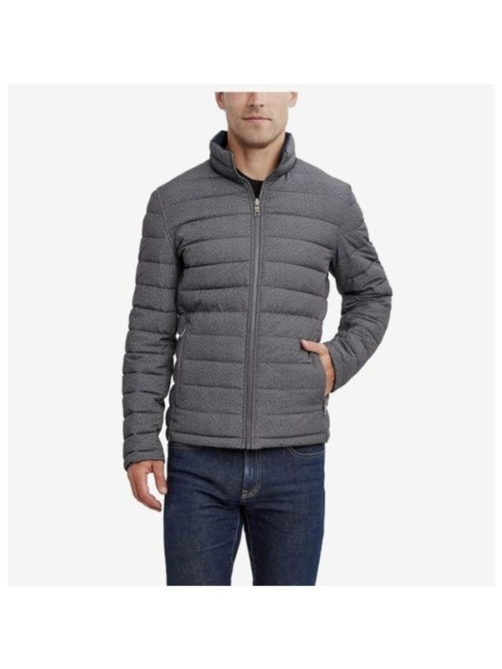 Nautica Water Resistant Mid weight Puffer Winter Zip Up Utility Jacket